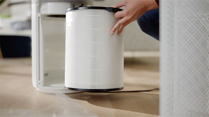 3-in-1-Filter für zylindrische Luftreiniger